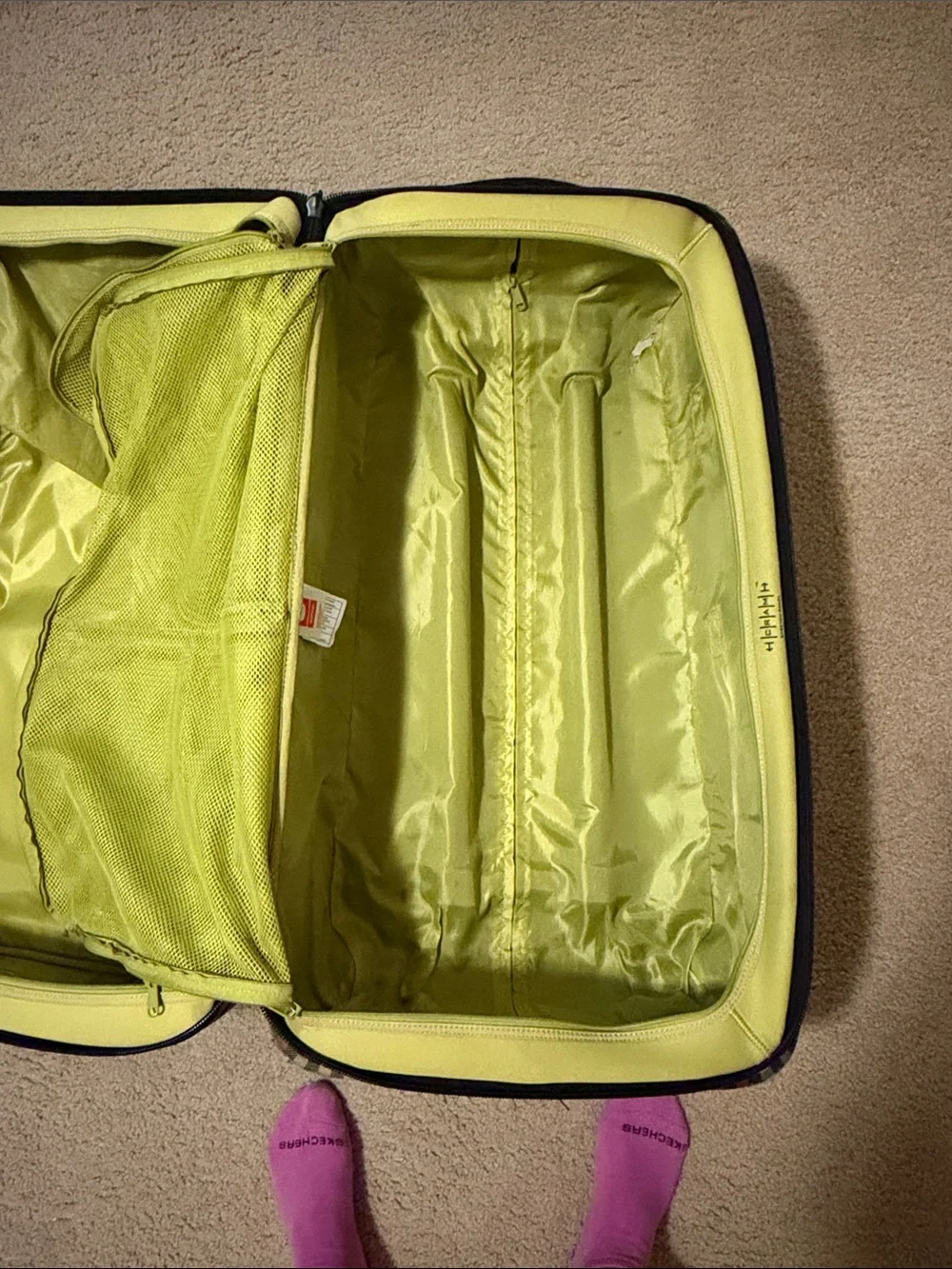 Retro Burton Red, Yellow, Black Plaid Travel Duffel
